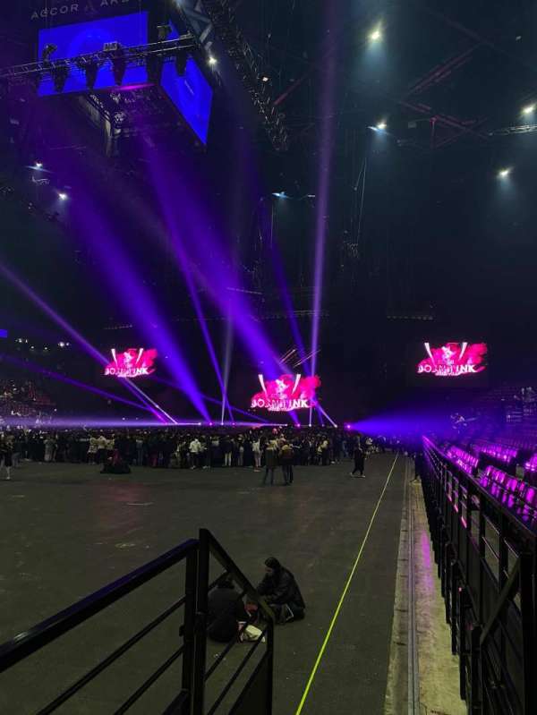 Accor Arena, bloc: Gradin C, rangée: 28, place: 9