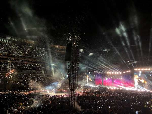 MetLife Stadium, bloc: 118, rangée: 21, place: 5