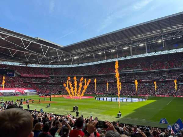 Wembley Stadium, bloc: 140, rangée: 21, place: 205