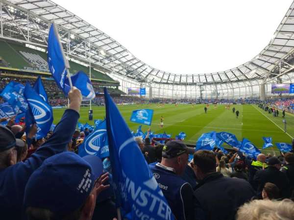 Aviva Stadium, bloc: 113, rangée: U, place: 3