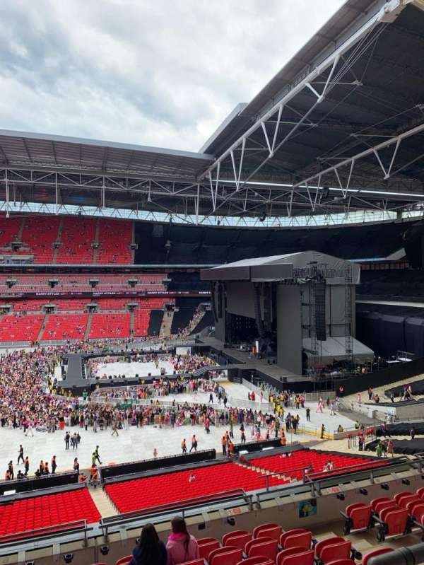 Wembley stadium, bloc: 250, rangée: 9, place: 262