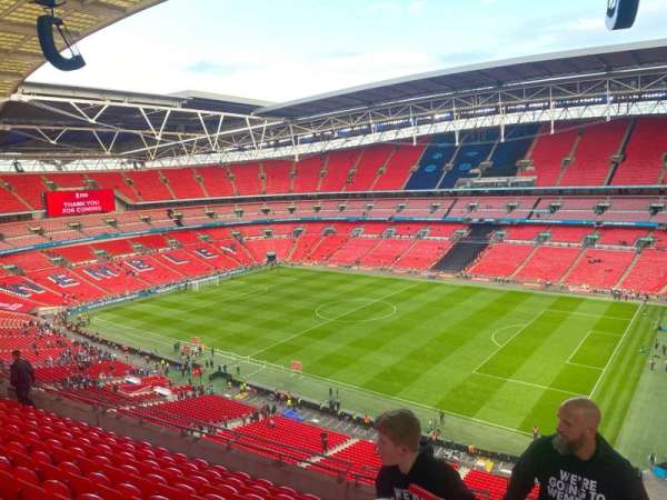 Wembley Stadium, bloc: 548, rangée: G, place: 100