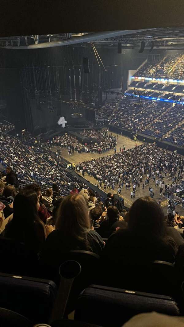 The O2, London, bloc: 406, rangée: J, place: 575