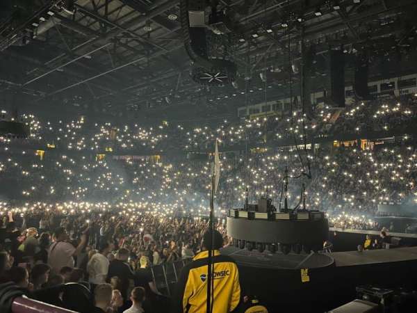 AO Arena, bloc: 116, rangée: G, place: 3-4