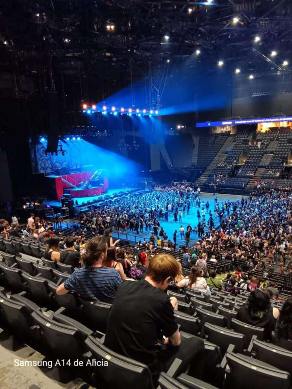 Accor Arena, bloc: Gradin P, rangée: 3, place: 3