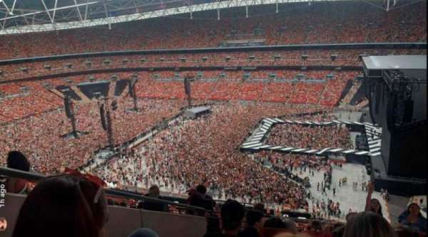 wembley stadium, bloc: 549, rangée: 14, place: 278