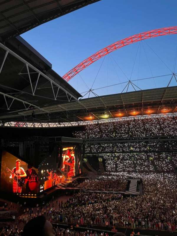 Wembley Stadium, bloc: 228, rangée: 10, place: 50