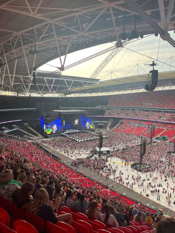Wembley Stadium, bloc: 521, rangée: 23, place: 200