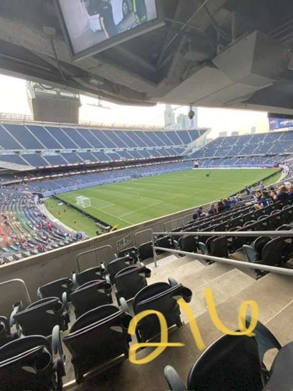 Soldier Field, bloc: 216, rangée: 15, place: 26
