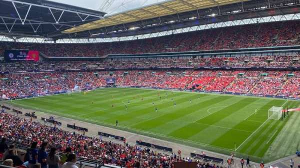 Wembley Stadium, bloc: 222, rangée: 9, place: 183
