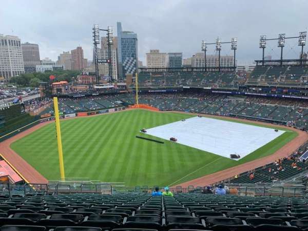 Comerica Park, bloc: 343, rangée: 20, place: 15