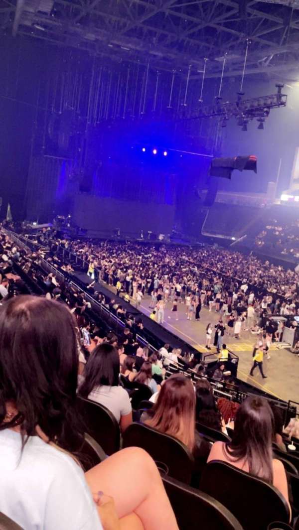 The O2, London, bloc: 105, rangée: Z, place: 143