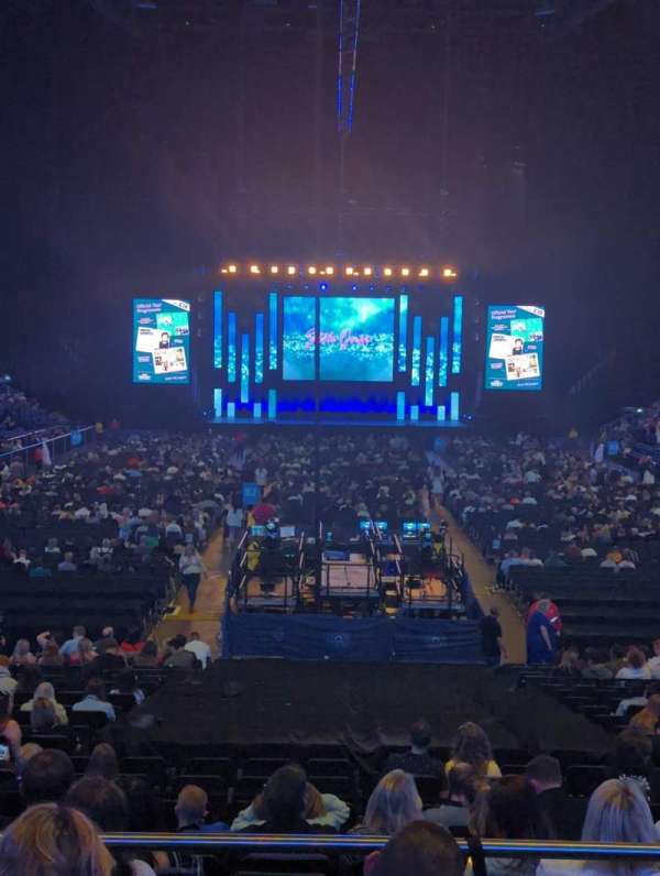 The O2, London, bloc: 107, rangée: R, place: 203