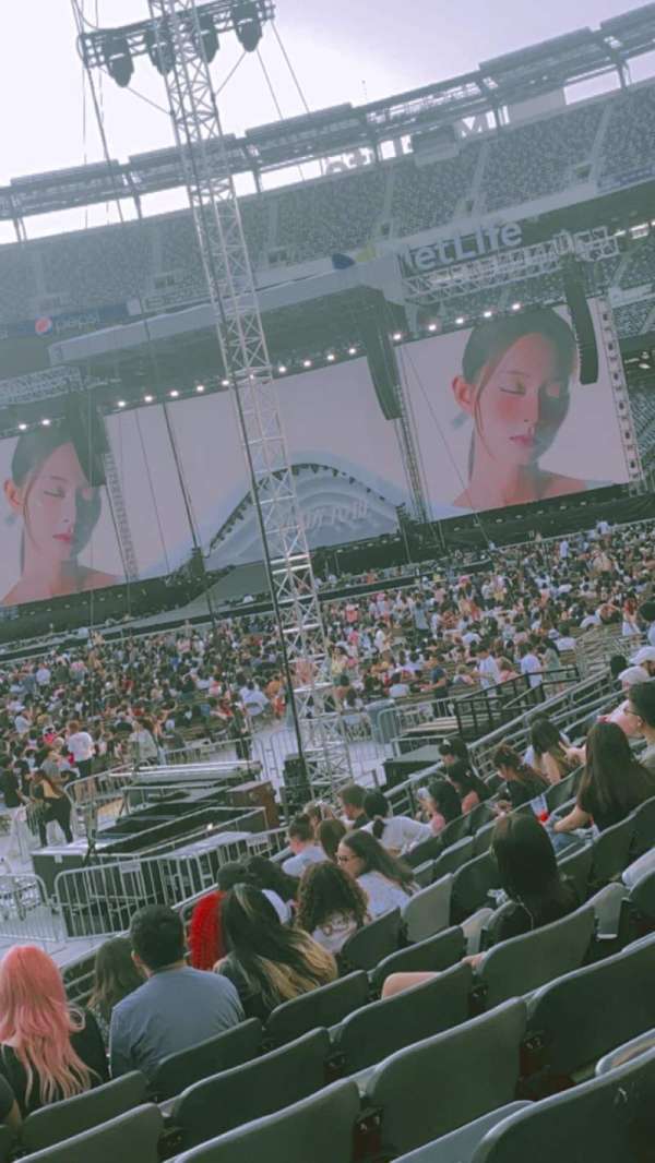 MetLife Stadium, bloc: 121, rangée: 5, place: 11