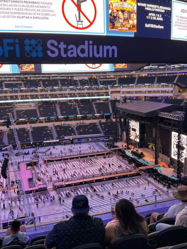 SoFi Stadium, bloc: 349, rangée: 7, place: 13