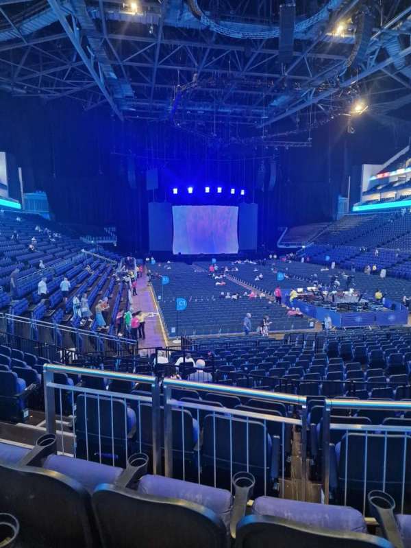 The O2, London, bloc: 105, rangée: Q, place: 169