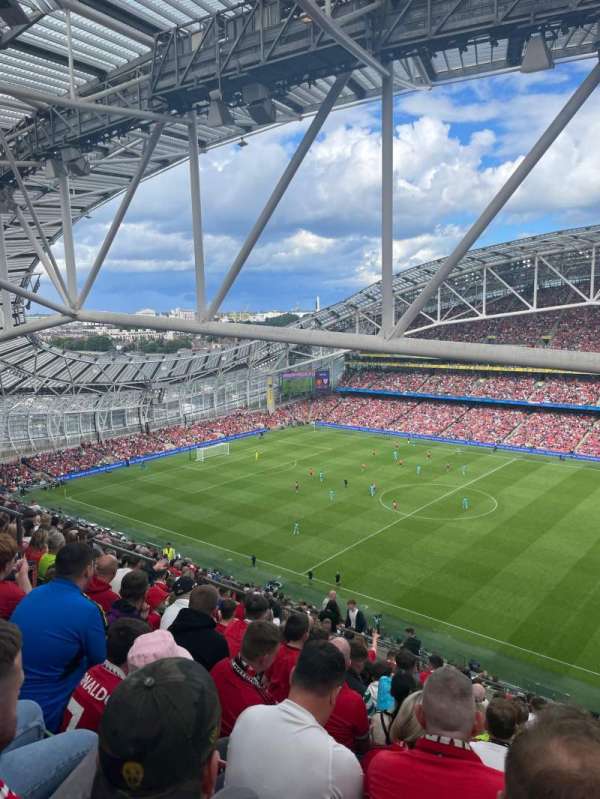 Aviva Stadium, bloc: 523, rangée: AA, place: 6