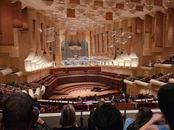 Davies Symphony Hall, bloc: 1st Tier F, rangée: C, place: 15