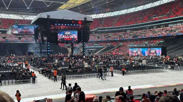 Wembley Stadium, bloc: 113, rangée: 18, place: 55