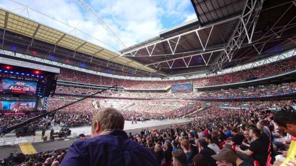 Wembley Stadium, bloc: 123, rangée: 25, place: 10