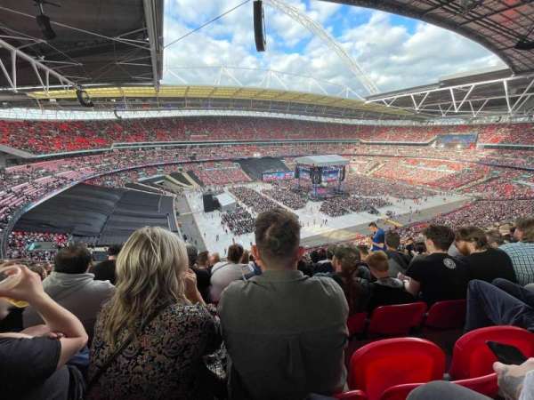 Wembley Stadium, bloc: 531, rangée: 12, place: 151