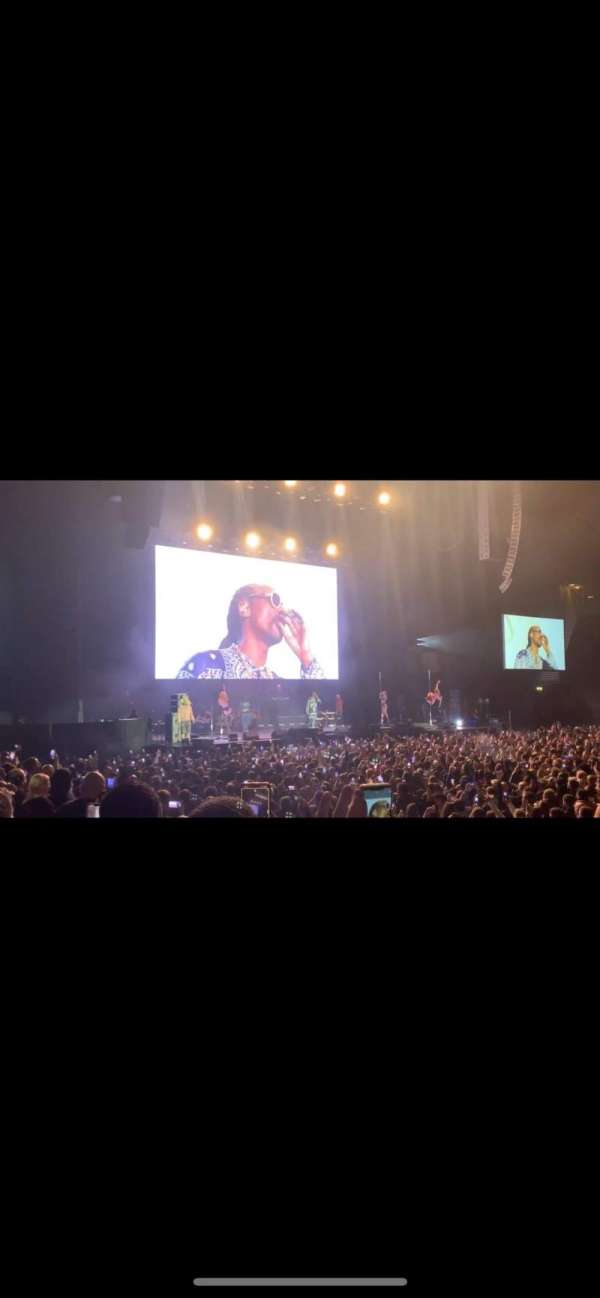 AO Arena, bloc: 103, rangée: E, place: 9