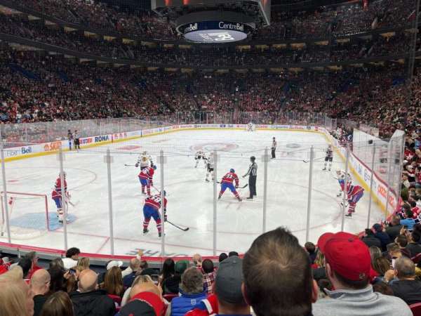 Centre Bell, bloc: 106, rangée: C, place: 7