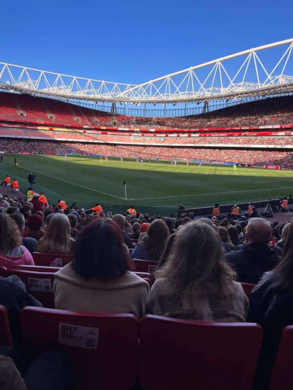 Emirates Stadium, bloc: 28, rangée: 20, place: 861