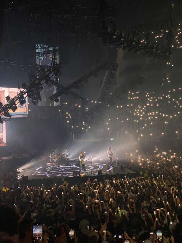 The O2, London, bloc: 102, rangée: R, place: 64