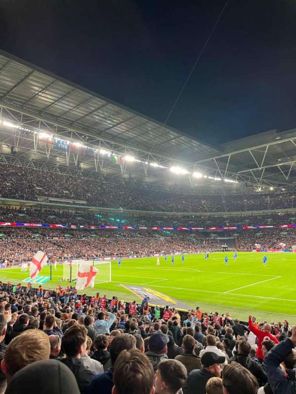 Wembley Stadium, bloc: 109, rangée: 17, place: 187