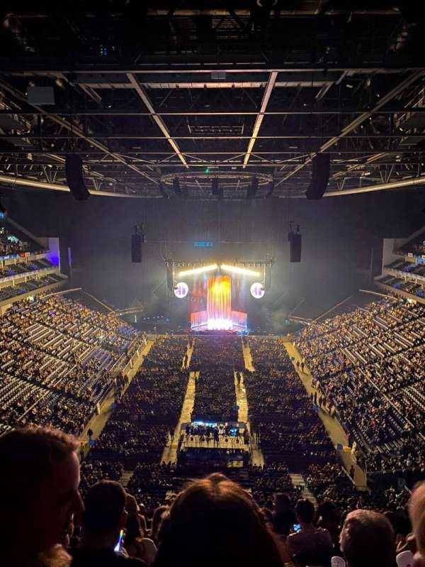 The O2, London, bloc: 412, rangée: L, place: 722