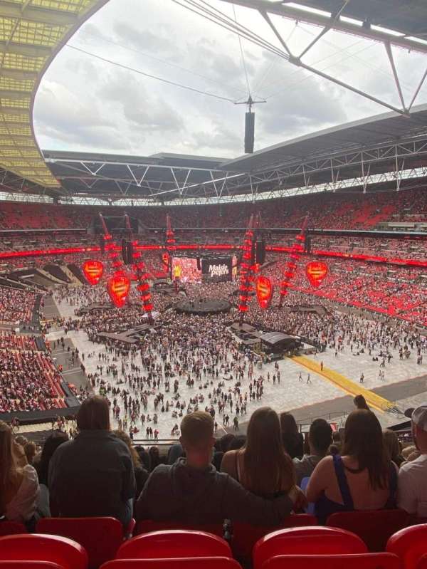 Wembley Stadium, bloc: 543, rangée: 13, place: 109