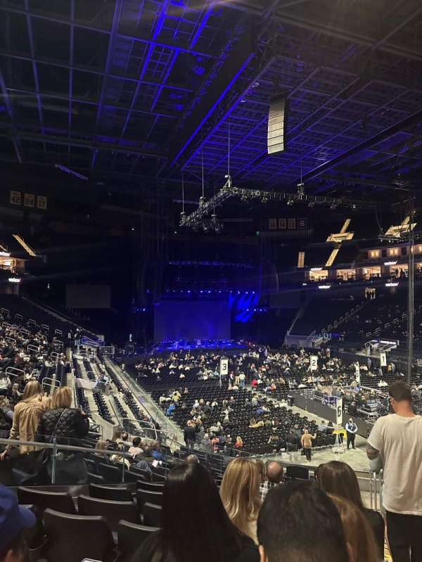 Chase Center, bloc: 112, rangée: 19, place: 1