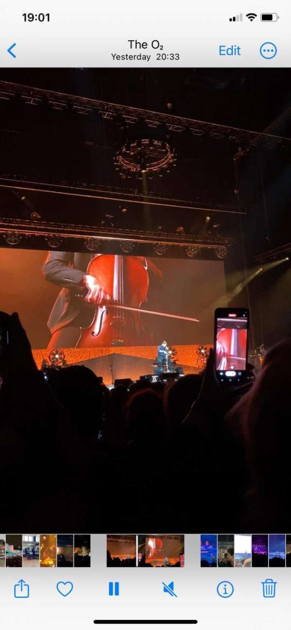 The O2, London, bloc: Floor A1, rangée: S, place: 9