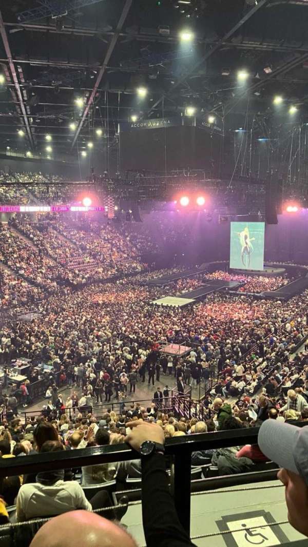 Accor Arena, bloc: Balcon B, rangée: 82, place: 29