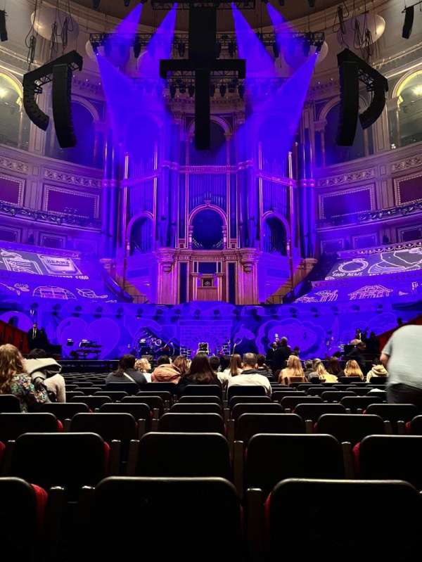 Royal Albert Hall, bloc: Arena, rangée: 19, place: 19