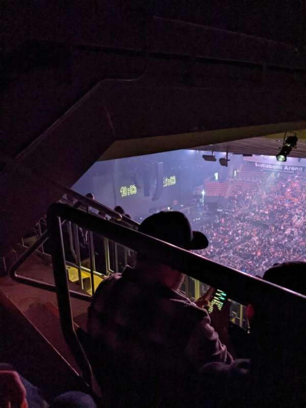 Scotiabank Arena, bloc: 307, rangée: 18, place: 23