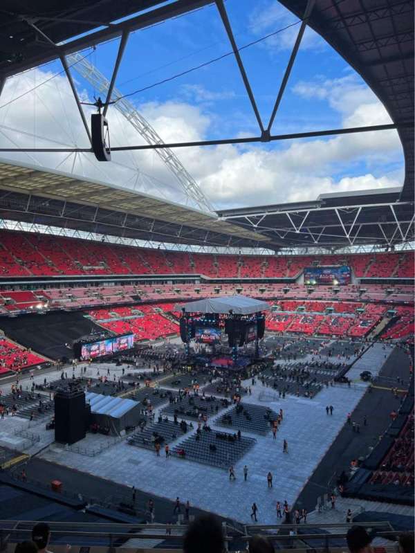 Wembley Stadium, bloc: 535, rangée: 7, place: 269