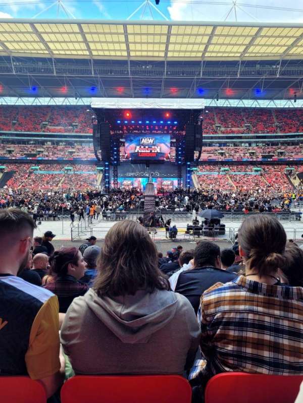 Wembley Stadium, bloc: 123, rangée: 19, place: 1