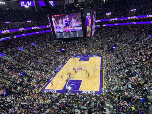 Delta Center, bloc: 101, rangée: 1, place: 6