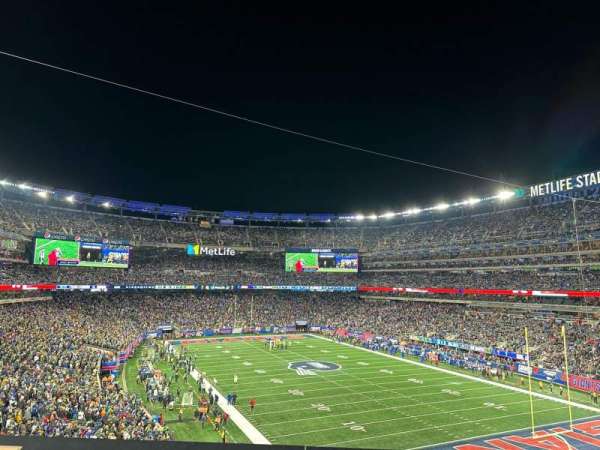 MetLife Stadium, bloc: 230A, rangée: 2, place: 13