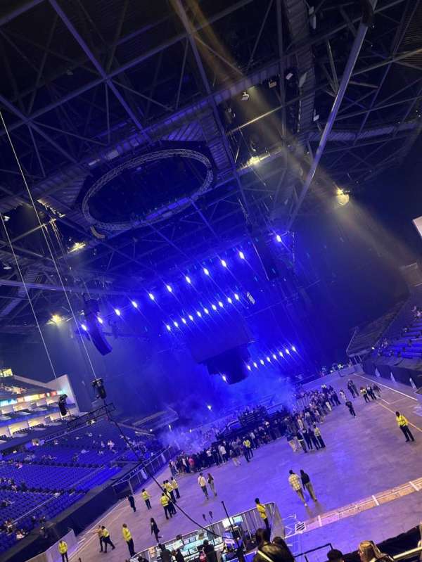 The O2, London, bloc: 107, rangée: U, place: 221