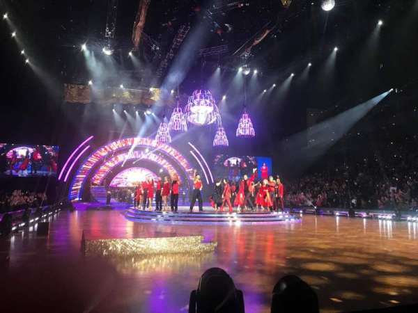 The O2, London, bloc: floor B1, rangée: A