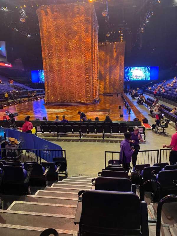 The O2, London, bloc: 107, rangée: G, place: 120
