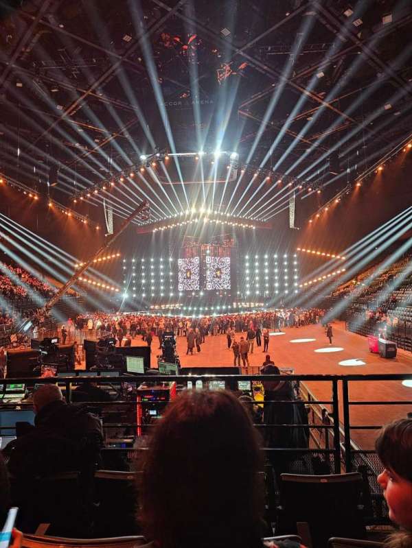 Accor Arena, bloc: Gradin A, rangée: 21, place: 7