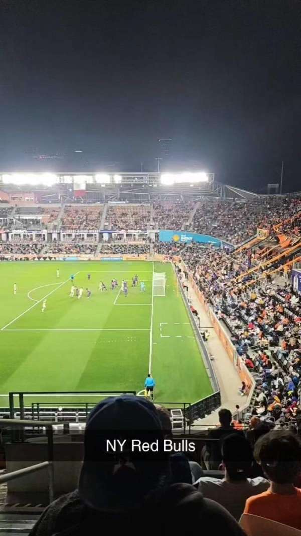 Shell Energy Stadium, bloc: 222, rangée: J, place: 23