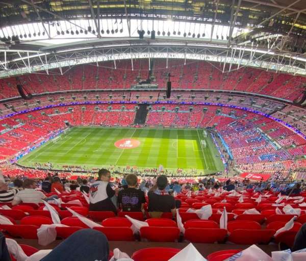 Wembley Stadium, bloc: 550, rangée: 36, place: 328