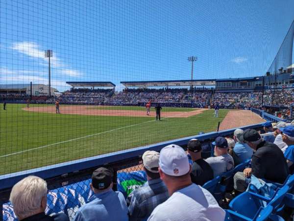 TD Ballpark, bloc: 114, rangée: 3, place: 10