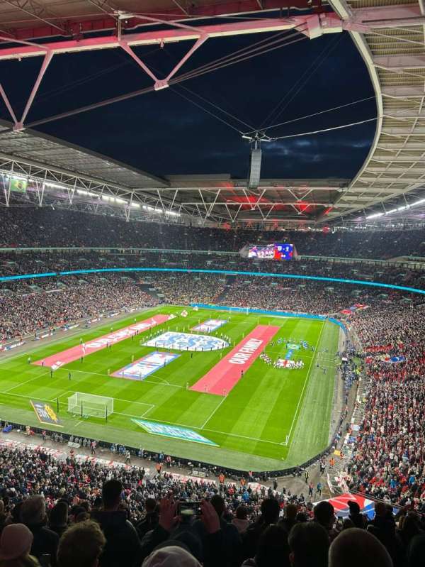 Wembley Stadium, bloc: 511, rangée: 14, place: 306
