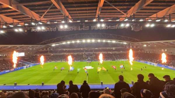 American Express Stadium, bloc: E3D, rangée: J, place: 126